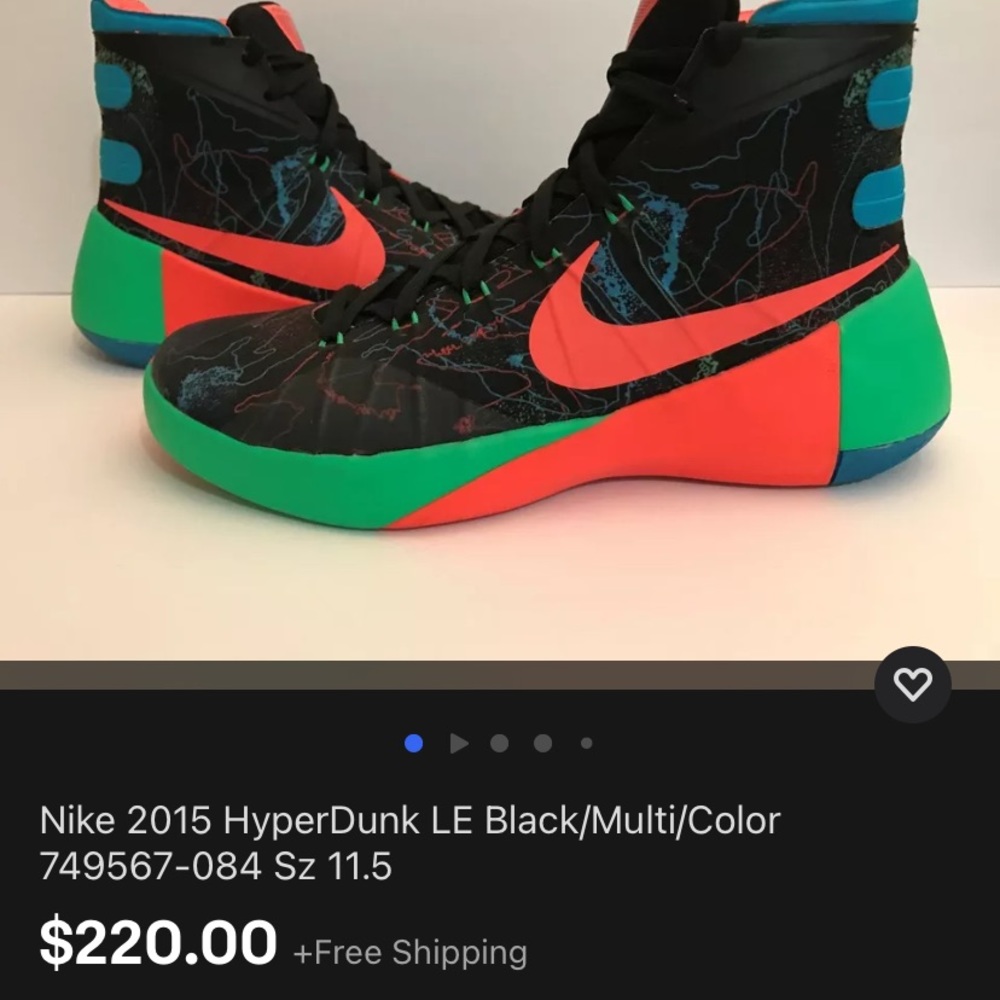 2015 *AUTHENTIC* NIKE HYPER DUNK GUC MENS 10.5